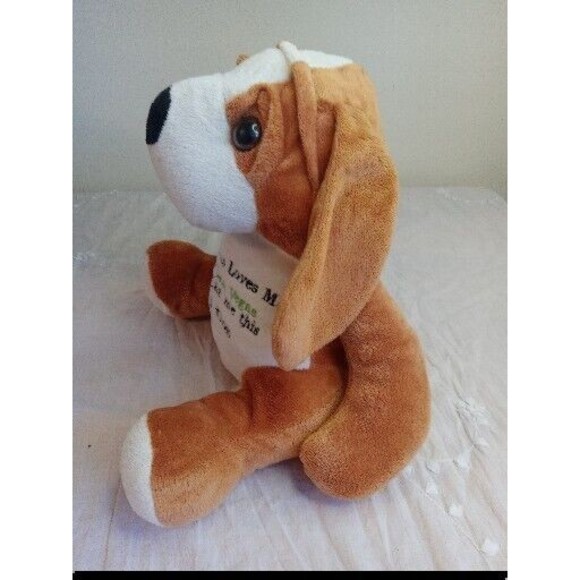 Royal Plush Toys Hound Dog Puppy Vegas Brown 12 Inch Plush Stuffed Animal Toy... - Picture 2 of 5